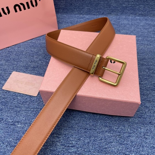 Replica MIU MIU AAA Quality Belts For Women #1207544 $60.00 USD for Wholesale