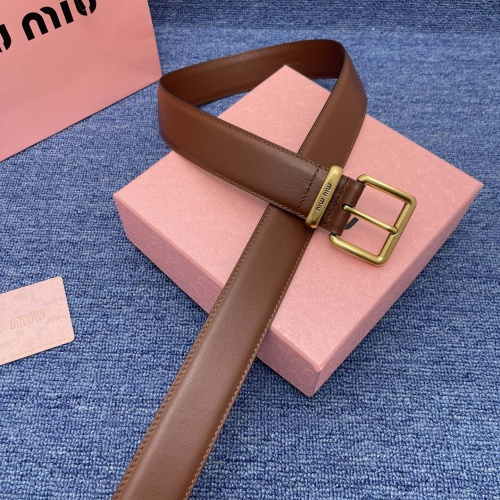 Replica MIU MIU AAA Quality Belts For Women #1207546 $60.00 USD for Wholesale