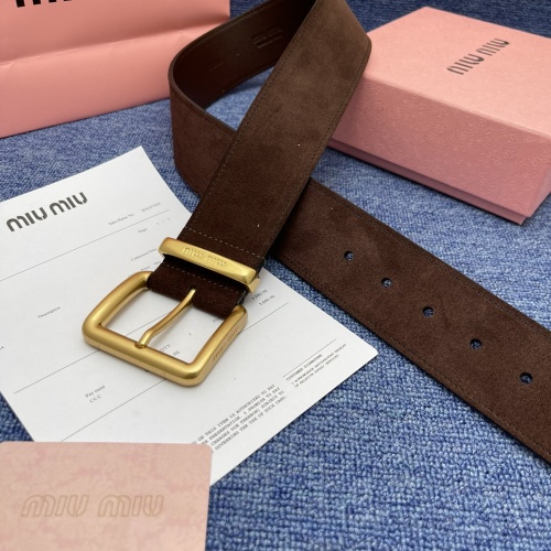 Replica MIU MIU AAA Quality Belts For Women #1207548 $85.00 USD for Wholesale