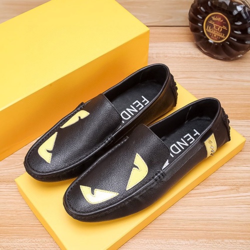 Fendi Leather Shoes For Men #1207554 $72.00 USD, Wholesale Replica Fendi Leather Shoes