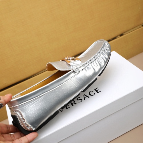 Replica Versace Leather Shoes For Men #1207565 $68.00 USD for Wholesale