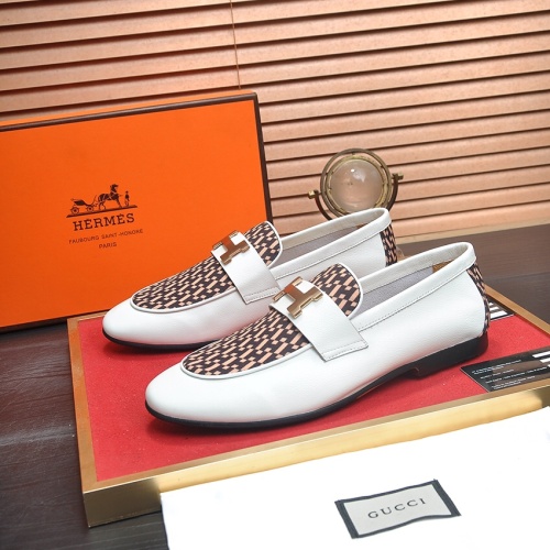 Hermes Leather Shoes For Men #1207612 $100.00 USD, Wholesale Replica Hermes Leather Shoes