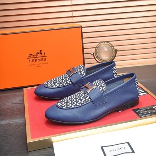 Hermes Leather Shoes For Men #1207614 $100.00 USD, Wholesale Replica Hermes Leather Shoes