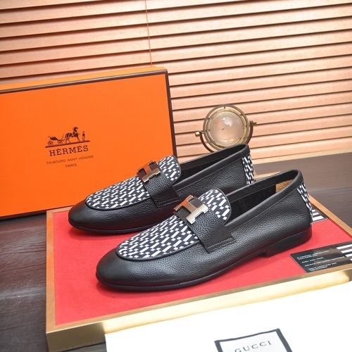 Hermes Leather Shoes For Men #1207615 $100.00 USD, Wholesale Replica Hermes Leather Shoes