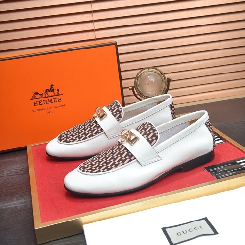 Hermes Leather Shoes For Men #1207616 $100.00 USD, Wholesale Replica Hermes Leather Shoes