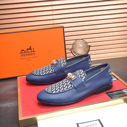 Hermes Leather Shoes For Men #1207617 $100.00 USD, Wholesale Replica Hermes Leather Shoes