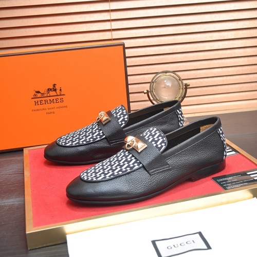 Hermes Leather Shoes For Men #1207619 $100.00 USD, Wholesale Replica Hermes Leather Shoes