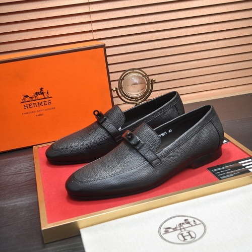 Hermes Leather Shoes For Men #1207624 $102.00 USD, Wholesale Replica Hermes Leather Shoes