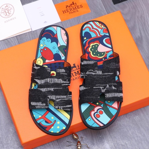 Hermes Slippers For Men #1207891 $48.00 USD, Wholesale Replica Hermes Slippers