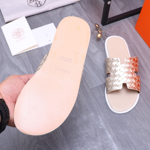 Replica Hermes Slippers For Men #1207892 $48.00 USD for Wholesale