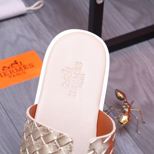 Replica Hermes Slippers For Men #1207892 $48.00 USD for Wholesale