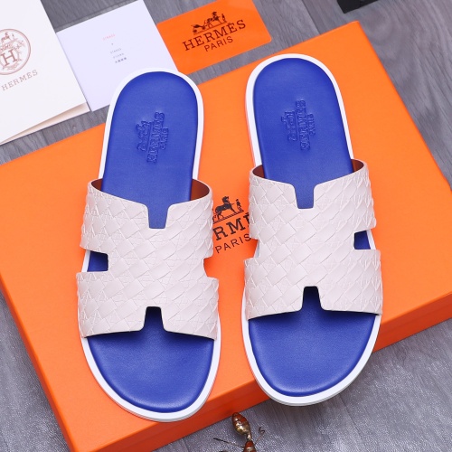 Hermes Slippers For Men #1207893 $48.00 USD, Wholesale Replica Hermes Slippers