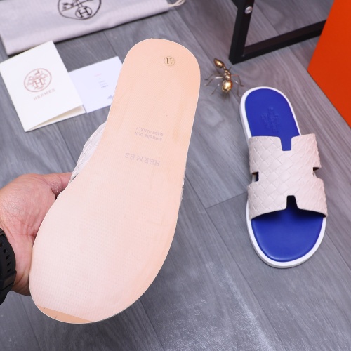 Replica Hermes Slippers For Men #1207893 $48.00 USD for Wholesale