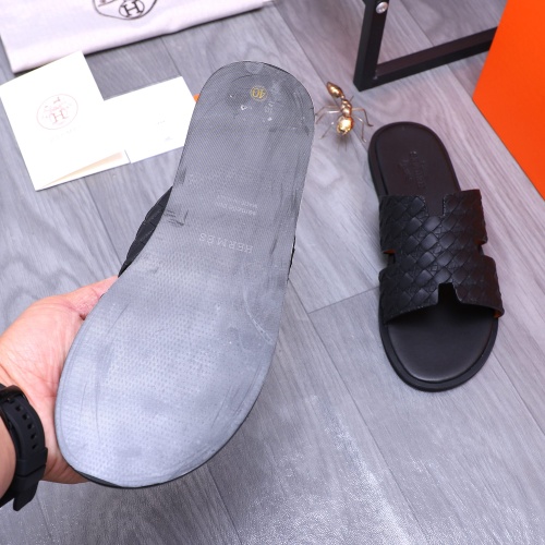 Replica Hermes Slippers For Men #1207894 $48.00 USD for Wholesale