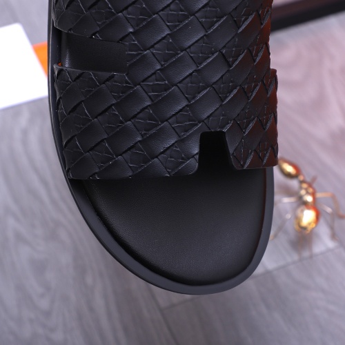 Replica Hermes Slippers For Men #1207894 $48.00 USD for Wholesale