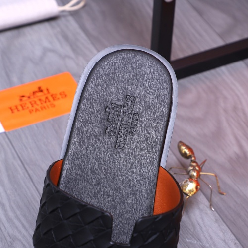 Replica Hermes Slippers For Men #1207894 $48.00 USD for Wholesale