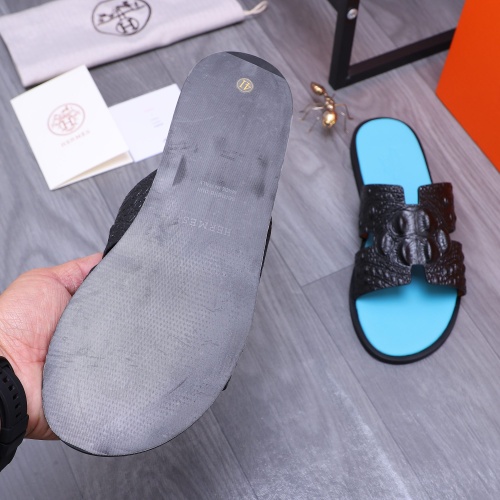 Replica Hermes Slippers For Men #1207896 $48.00 USD for Wholesale