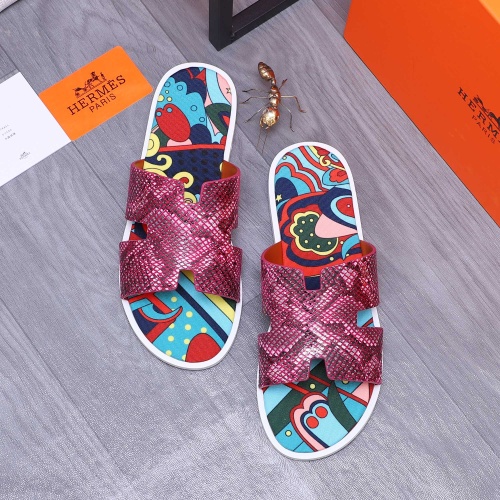 Replica Hermes Slippers For Men #1207897 $48.00 USD for Wholesale