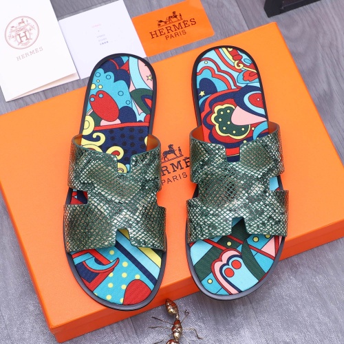 Hermes Slippers For Men #1207898 $48.00 USD, Wholesale Replica Hermes Slippers