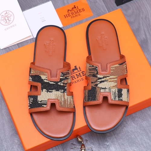 Hermes Slippers For Men #1207901 $48.00 USD, Wholesale Replica Hermes Slippers