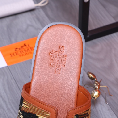 Replica Hermes Slippers For Men #1207901 $48.00 USD for Wholesale