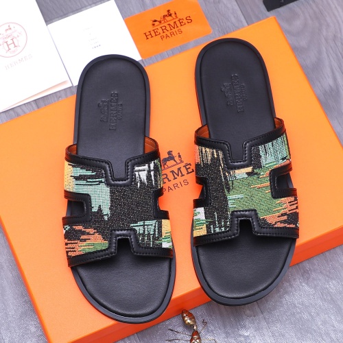 Hermes Slippers For Men #1207902 $48.00 USD, Wholesale Replica Hermes Slippers