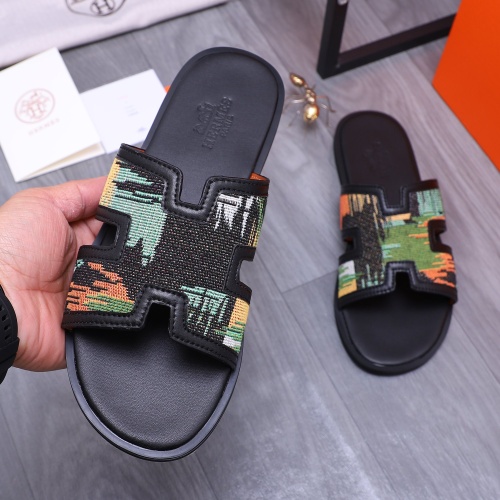 Replica Hermes Slippers For Men #1207902 $48.00 USD for Wholesale