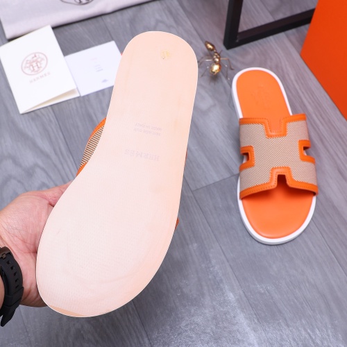 Replica Hermes Slippers For Men #1207903 $48.00 USD for Wholesale