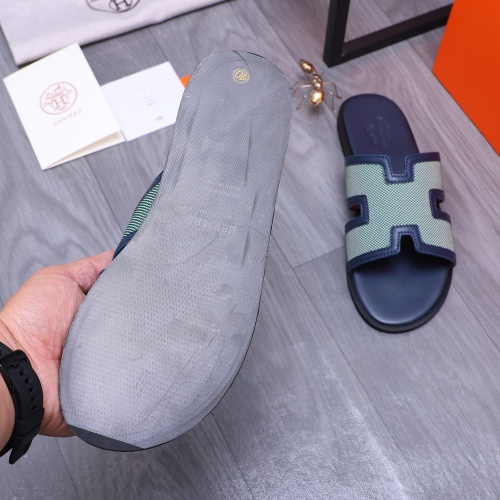 Replica Hermes Slippers For Men #1207904 $48.00 USD for Wholesale