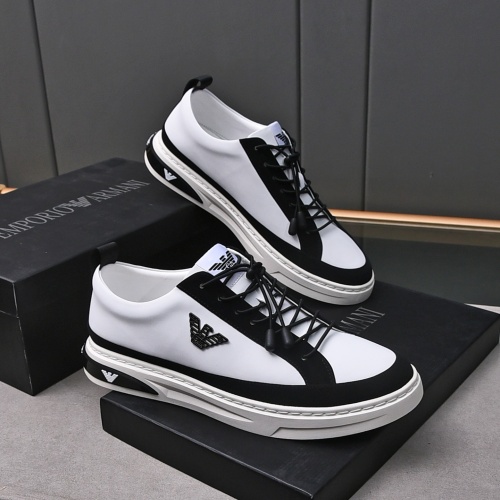 Armani Casual Shoes For Men #1207908 $76.00 USD, Wholesale Replica Armani Casual Shoes