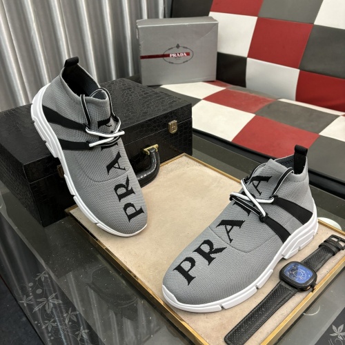 Replica Prada Casual Shoes For Men #1207944 $80.00 USD for Wholesale