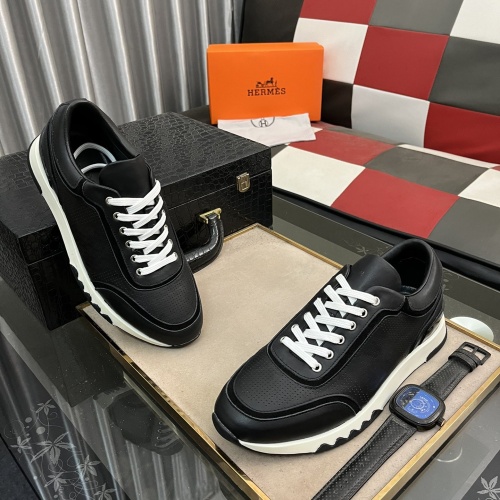 Replica Hermes Casual Shoes For Men #1207958 $92.00 USD for Wholesale