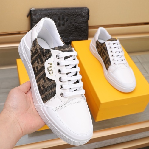 Replica Fendi Casual Shoes For Men #1208074 $85.00 USD for Wholesale