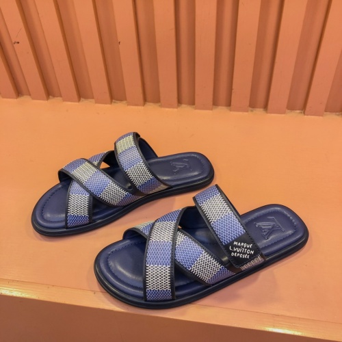 Louis Vuitton Slippers For Men #1208121 $68.00 USD, Wholesale Replica Louis Vuitton Slippers