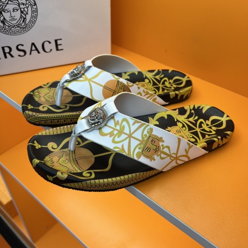 Replica Versace Slippers For Men #1208140 $52.00 USD for Wholesale