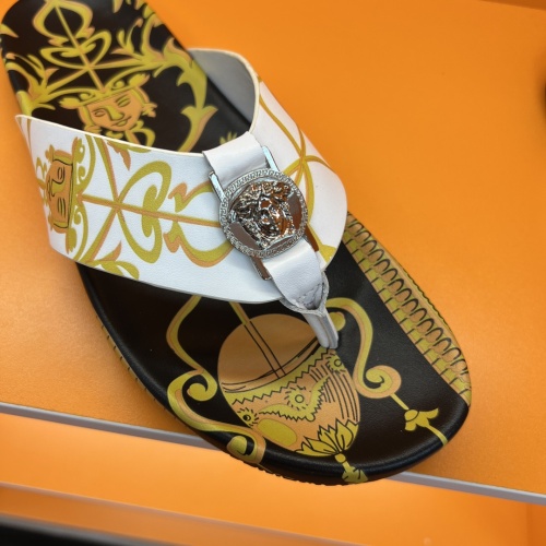 Replica Versace Slippers For Men #1208140 $52.00 USD for Wholesale