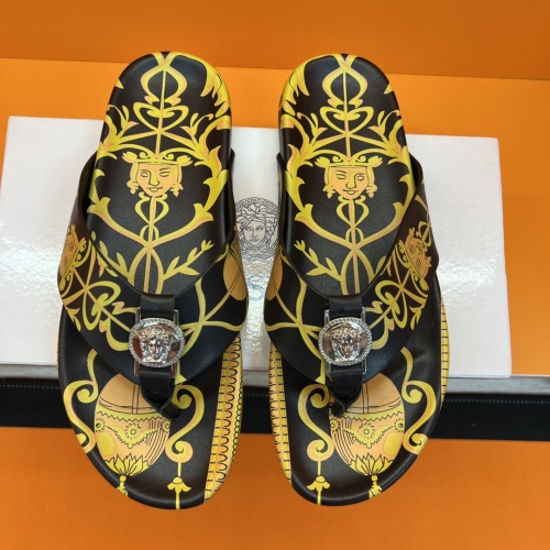 Versace Slippers For Men #1208141 $52.00 USD, Wholesale Replica Versace Slippers