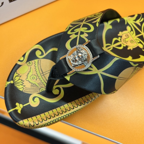 Replica Versace Slippers For Men #1208141 $52.00 USD for Wholesale