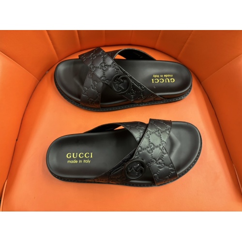 Replica Gucci Slippers For Men #1208149 $56.00 USD for Wholesale