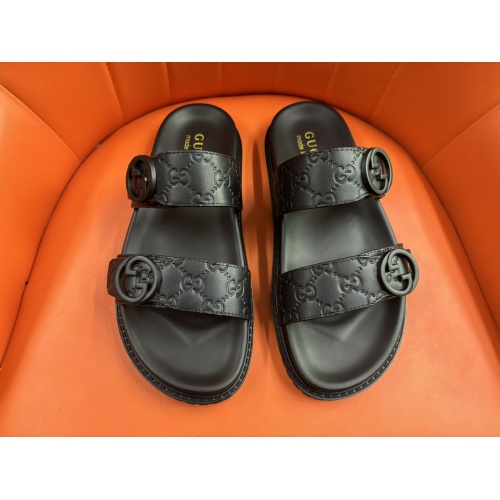 Gucci Slippers For Men #1208156 $56.00 USD, Wholesale Replica Gucci Slippers