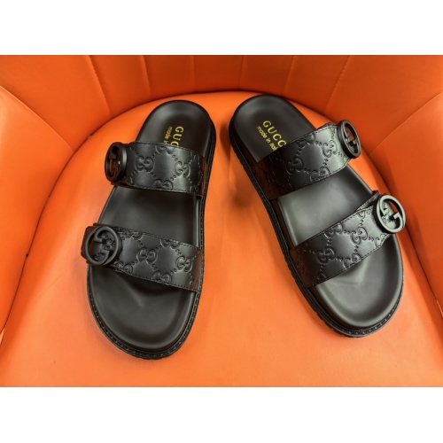 Replica Gucci Slippers For Men #1208156 $56.00 USD for Wholesale