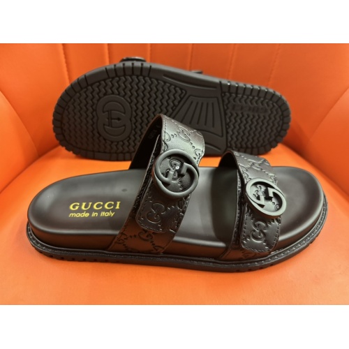 Replica Gucci Slippers For Men #1208156 $56.00 USD for Wholesale