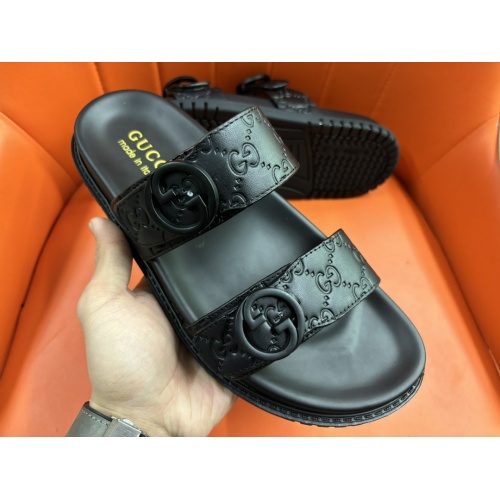 Replica Gucci Slippers For Men #1208156 $56.00 USD for Wholesale