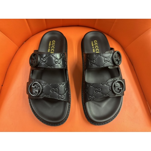 Gucci Slippers For Men #1208157 $56.00 USD, Wholesale Replica Gucci Slippers