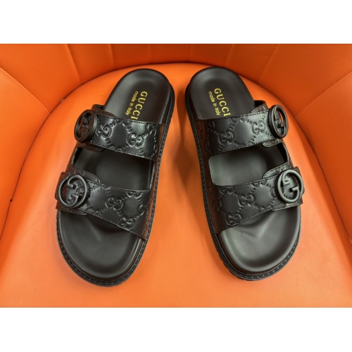 Replica Gucci Slippers For Men #1208157 $56.00 USD for Wholesale