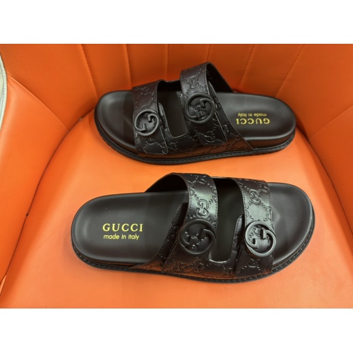 Replica Gucci Slippers For Men #1208157 $56.00 USD for Wholesale