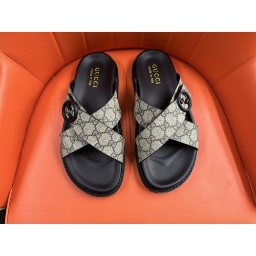 Gucci Slippers For Men #1208160 $56.00 USD, Wholesale Replica Gucci Slippers