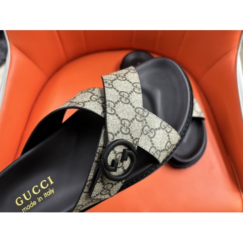 Replica Gucci Slippers For Men #1208160 $56.00 USD for Wholesale