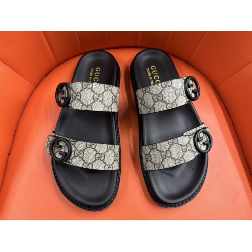 Gucci Slippers For Men #1208161 $56.00 USD, Wholesale Replica Gucci Slippers