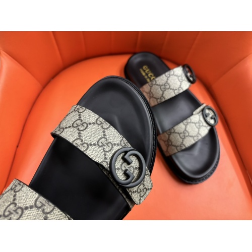 Replica Gucci Slippers For Men #1208161 $56.00 USD for Wholesale